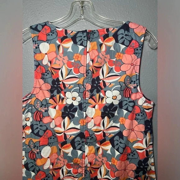 NWT ModCloth Vintage Summer Retro Floral Shift Dress Sz SM Mini 100% Cotton TWE - Picture 4 of 5